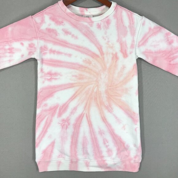 Baby Gap Sweater Dress Girl's 4 Toddler Pink Tie Dye Pullover Crew Long Sleeve - Picture 7 of 11